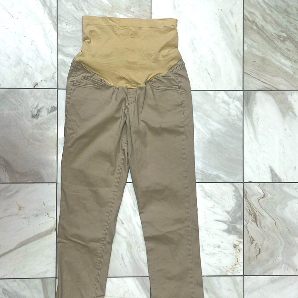 Beige maternity pants size 6 from a:glow